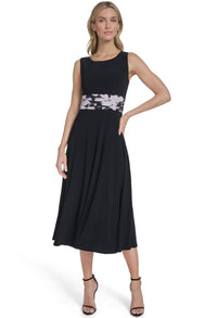 2 Piece Floral Midi Dress