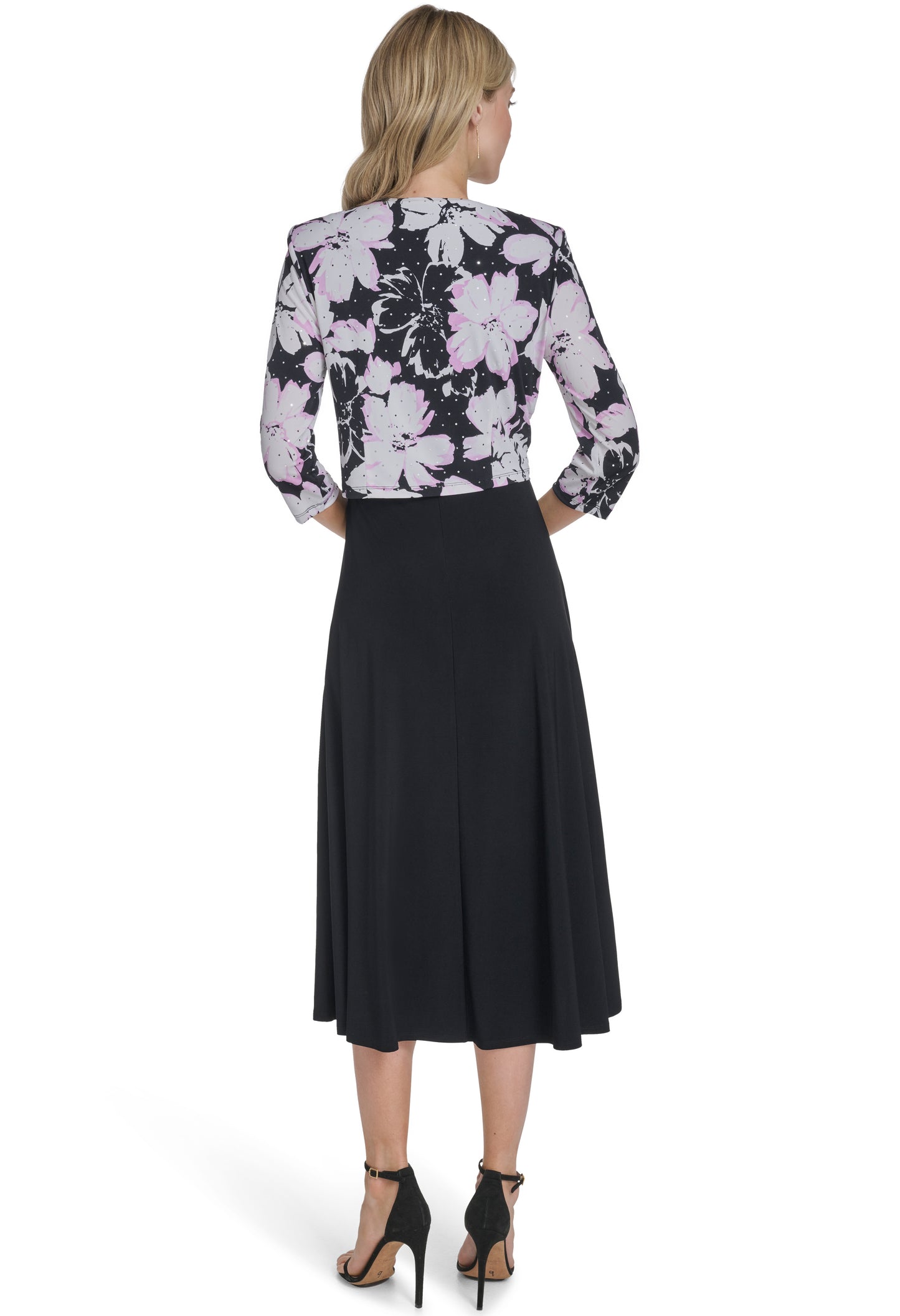 2 Piece Floral Midi Dress