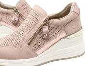 Bianca Side Zip Wedge Trainer