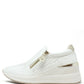 Bianca Side Zip Wedge Trainer