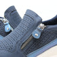 Bianca Side Zip Wedge Trainer