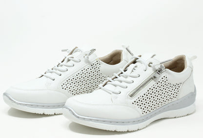 Astrid Side Zip Slip On Trainers