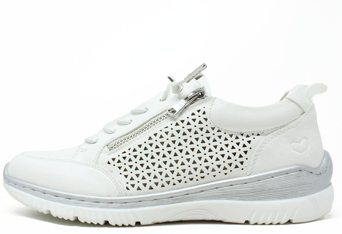 Astrid Side Zip Slip On Trainers