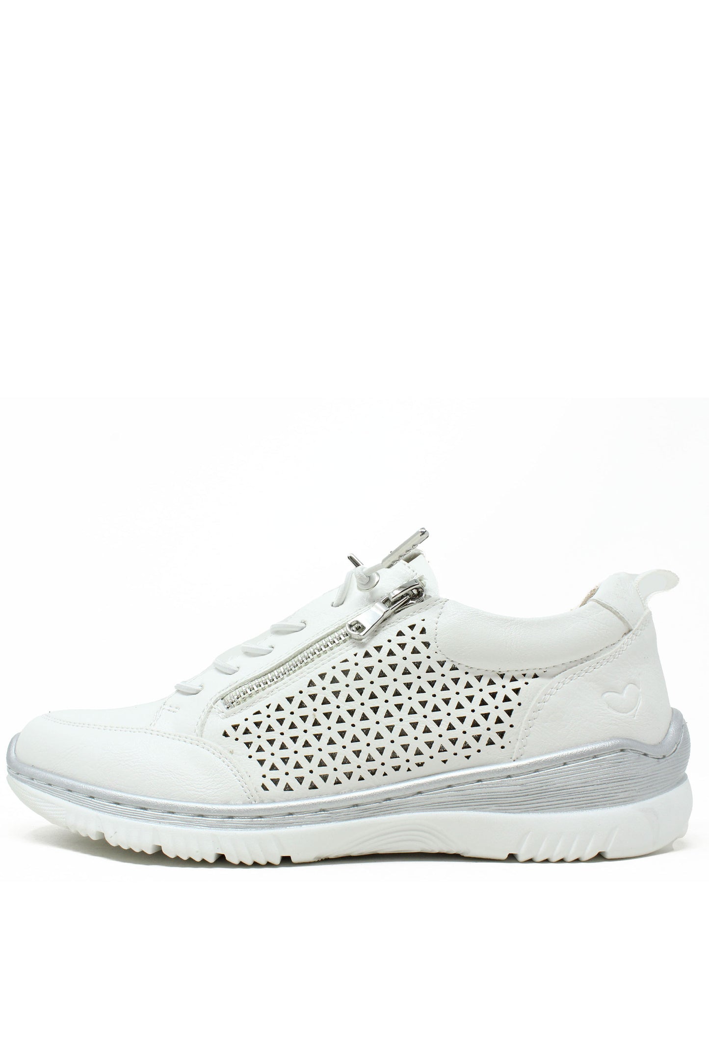 Astrid Side Zip Slip On Trainers