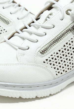 Astrid Side Zip Slip On Trainers