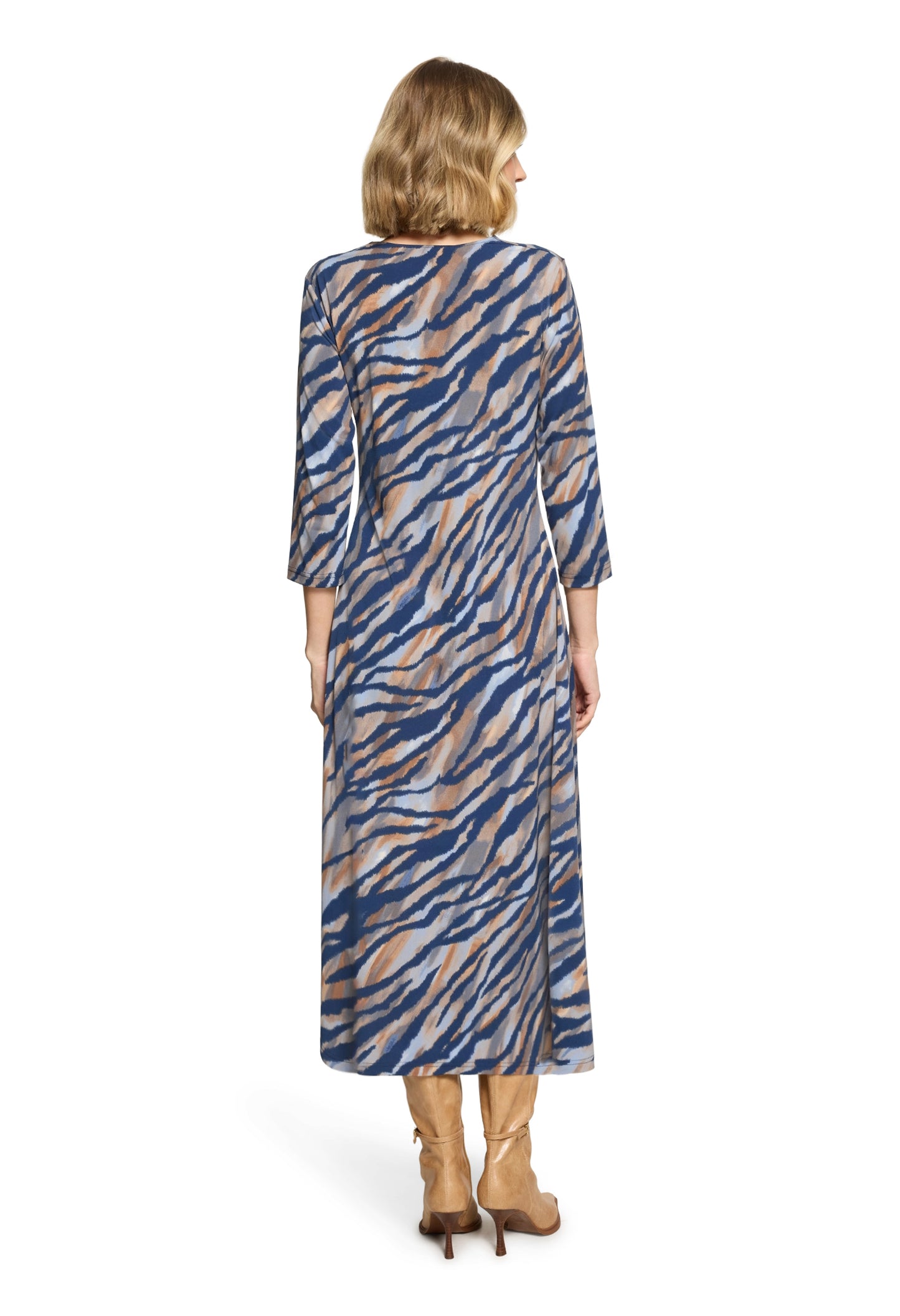 Zebra Print Front Knot Dress