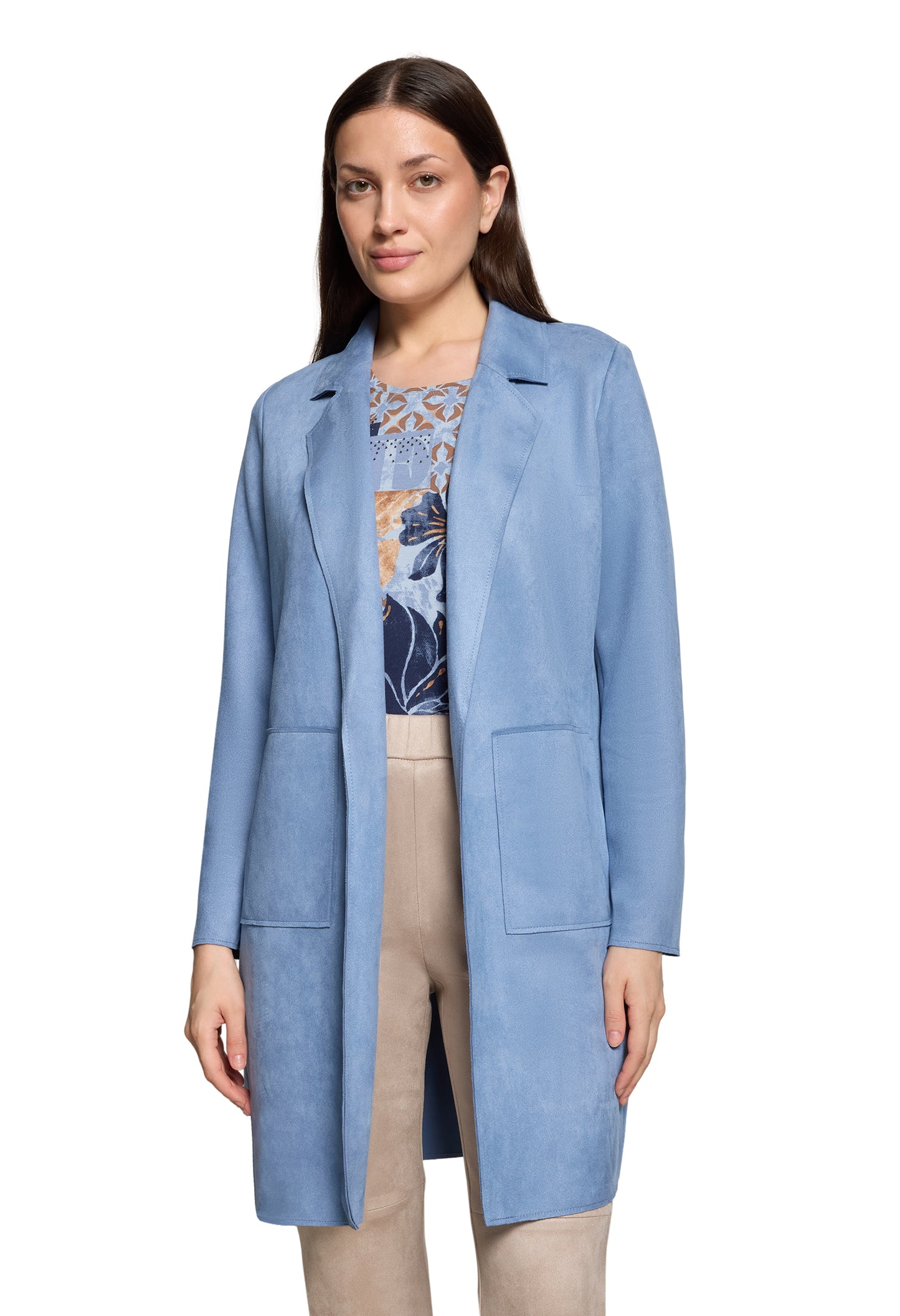 Faux Suede Jacket