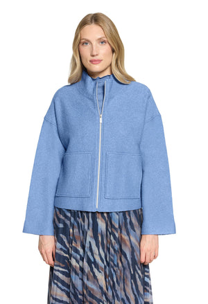 Zip-Up Wool Jacket