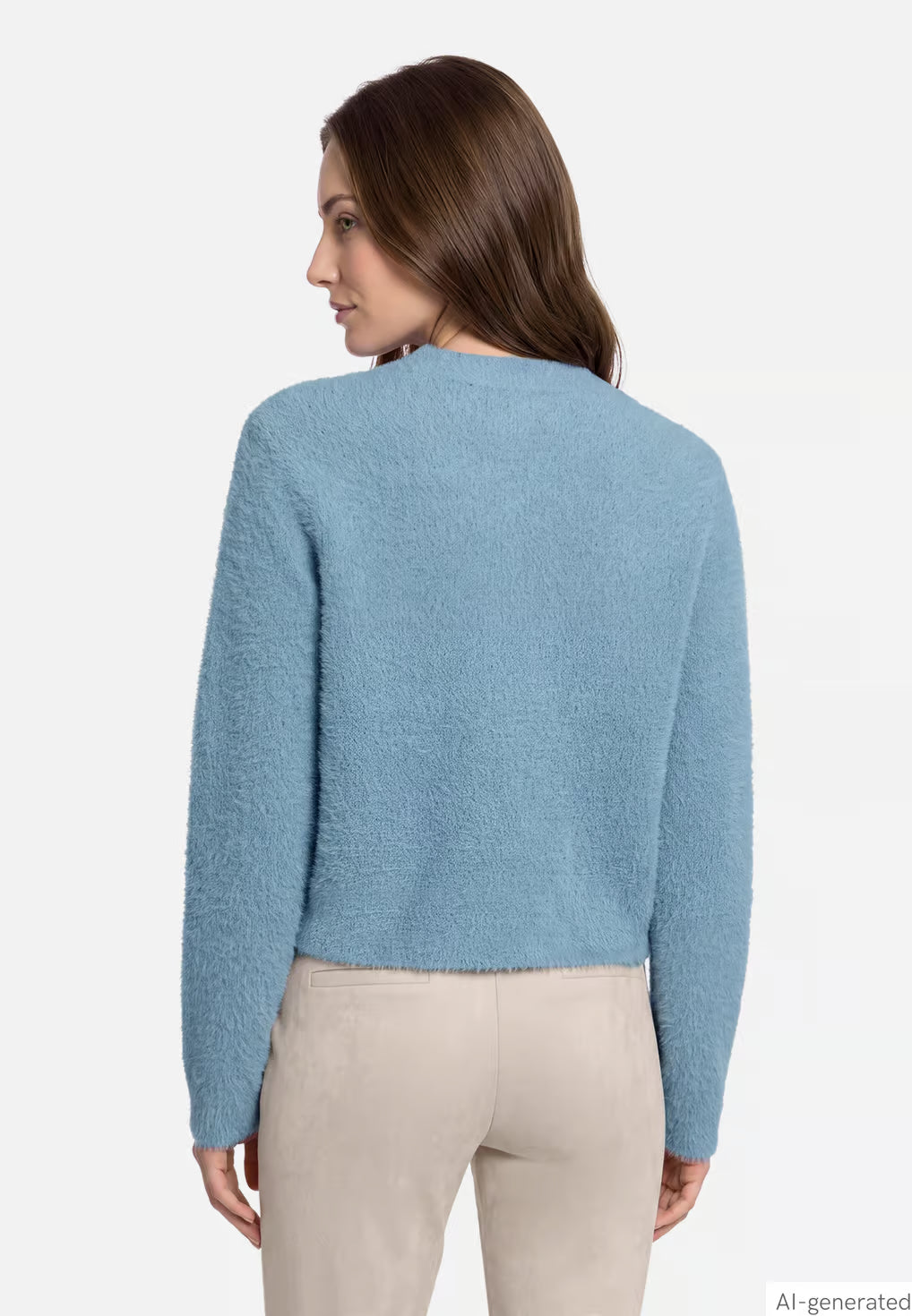 Knit Cadigan With Patch Pockets