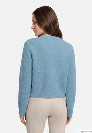 Knit Cadigan With Patch Pockets