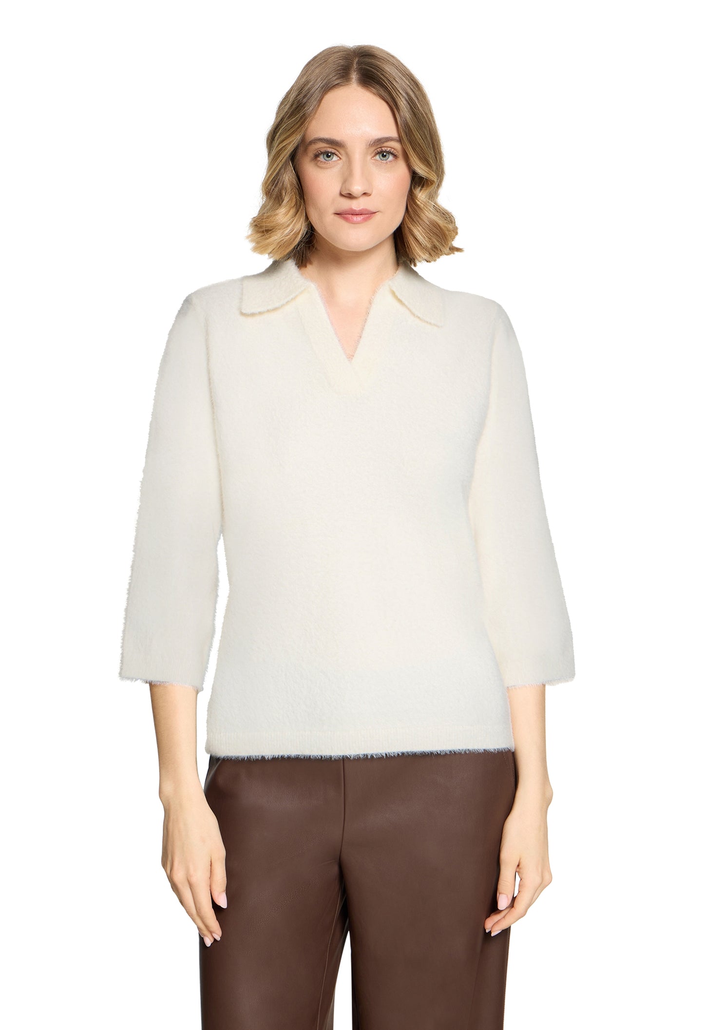 Polo Knit Top