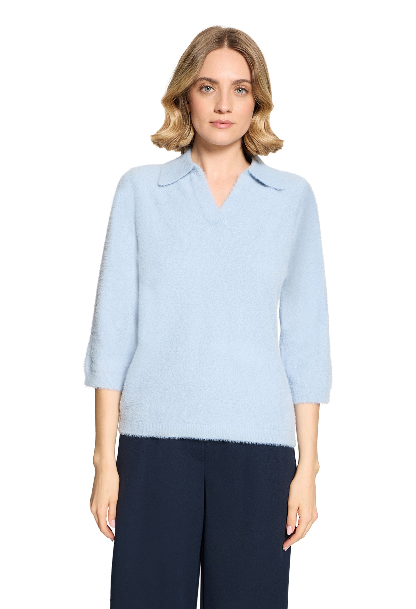 Polo Knit Top