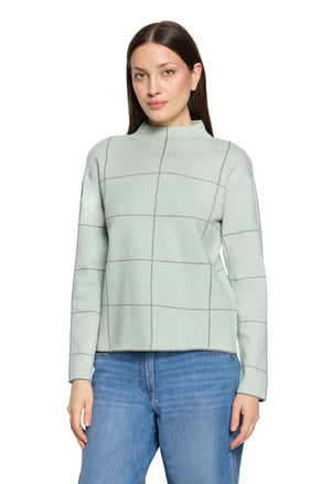 Check Knit Jumper