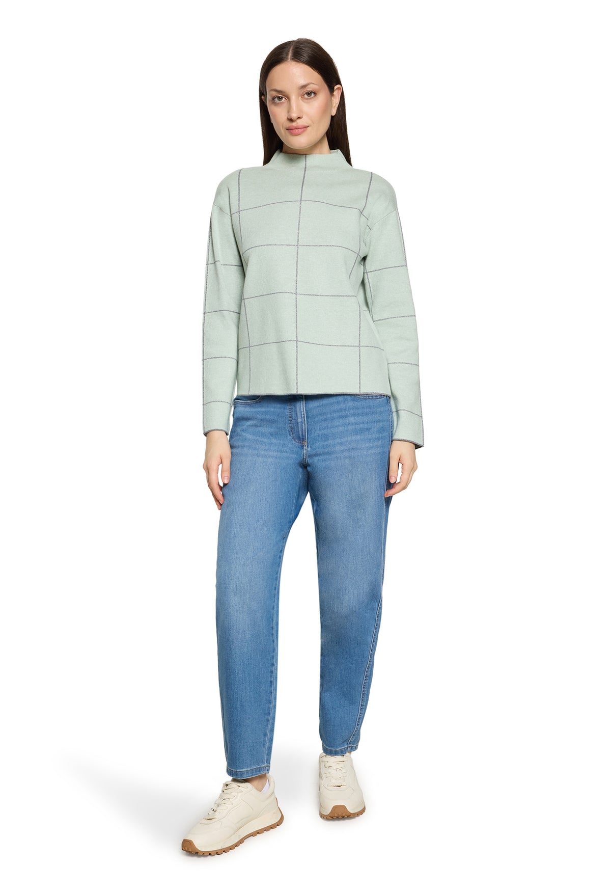 Check Knit Jumper
