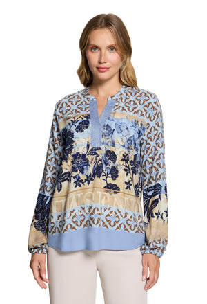 Abstract Print Blouse