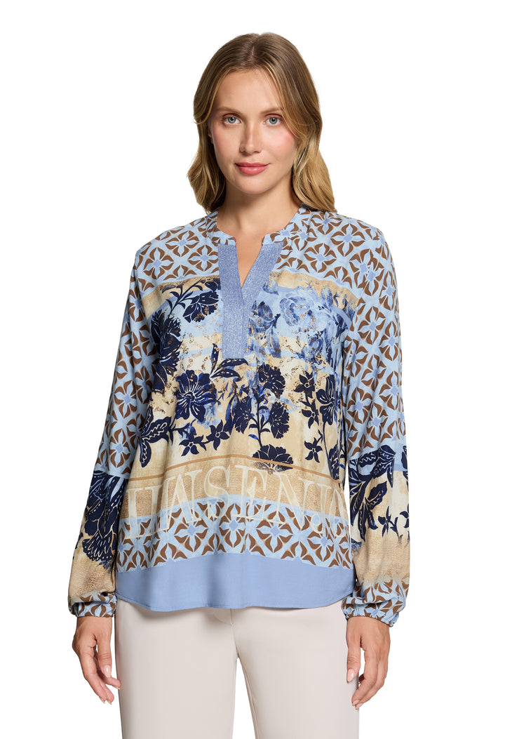 Abstract Print Blouse
