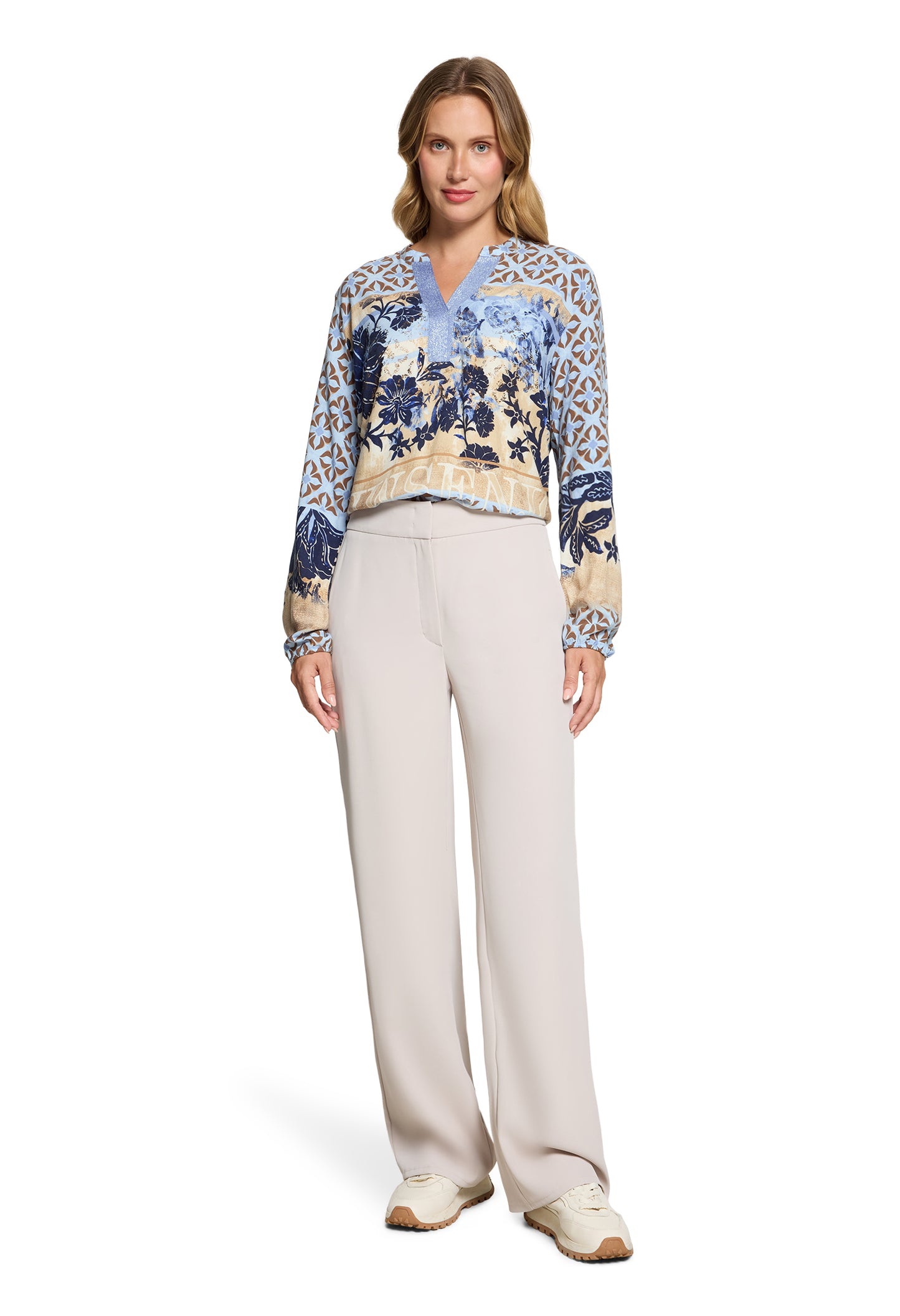 Abstract Print Blouse