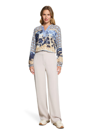 Abstract Print Blouse