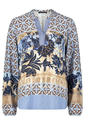 Abstract Print Blouse