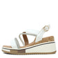 Diamante Strap Wedge Sandal