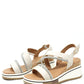 Diamante Strap Wedge Sandal