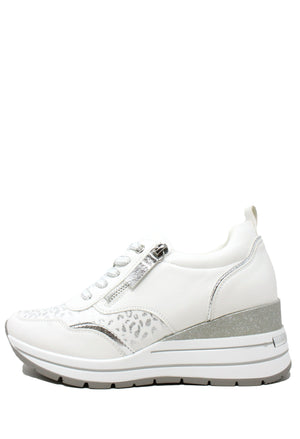 Dara Leopard Wedge Trainer