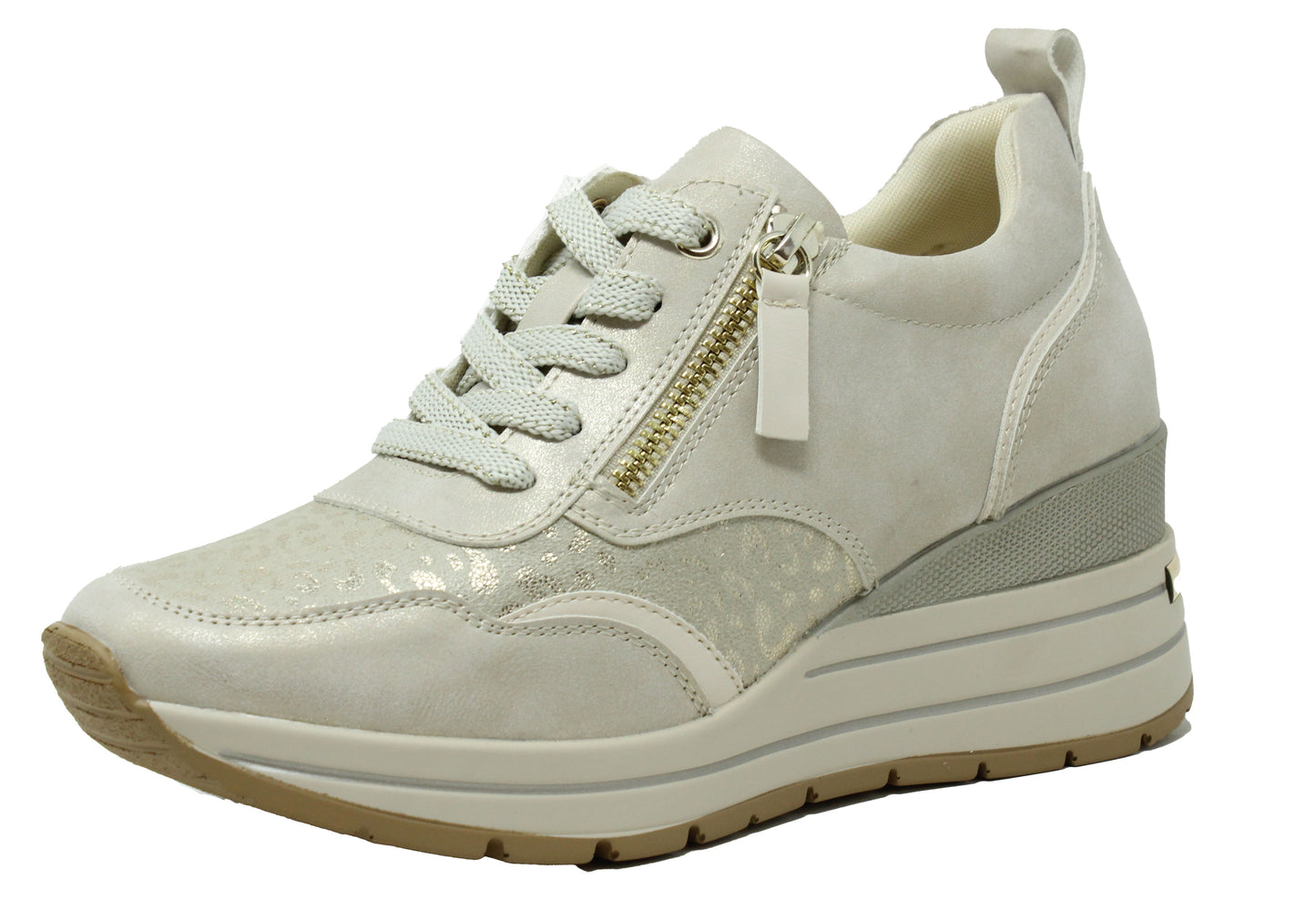 Dara Leopard Wedge Trainer