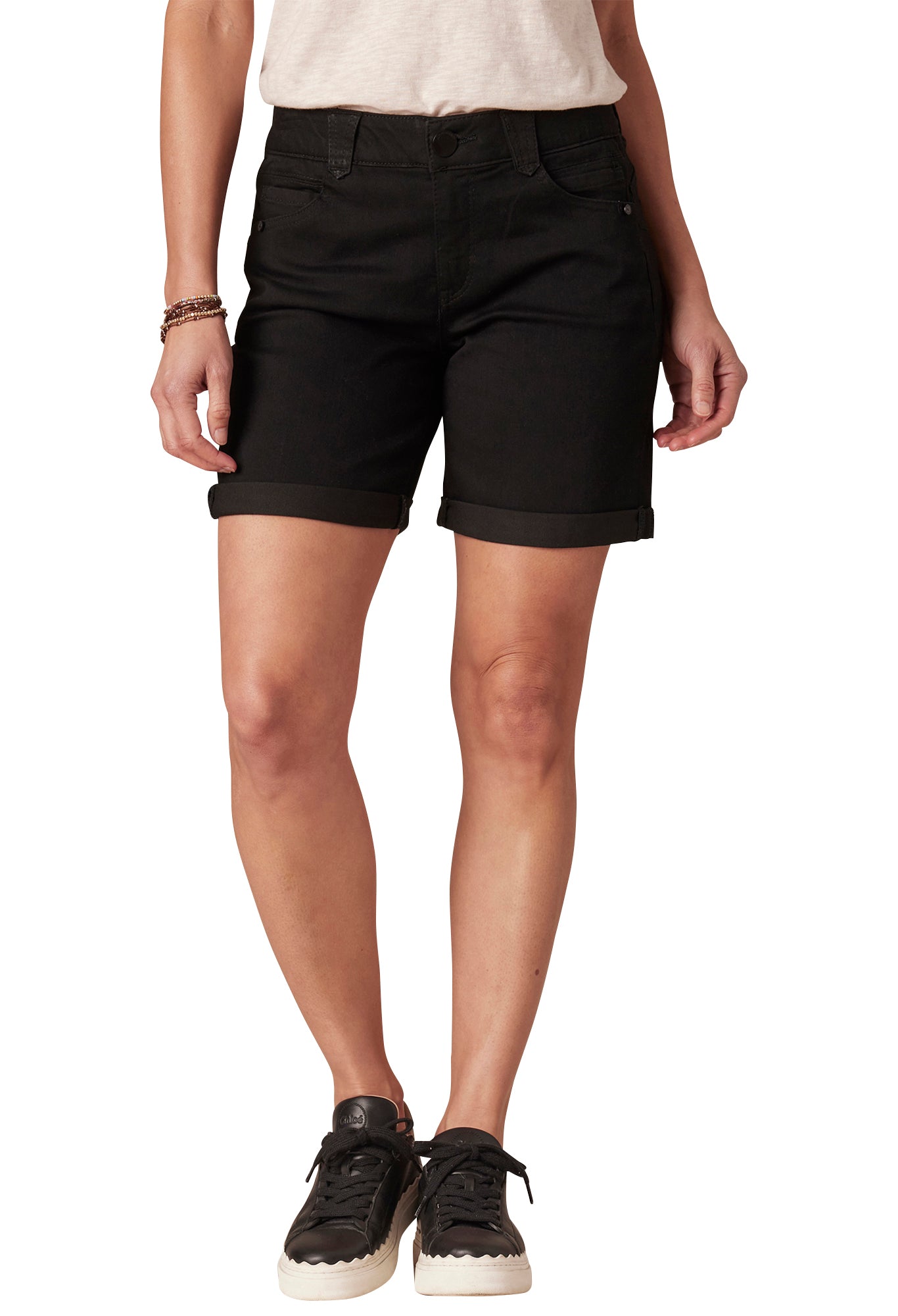 "Ab"solution Denim Shorts