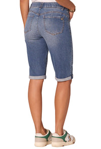 "Ab"solution Mid-Rise Bermuda Shorts