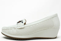 Wedge Laser Cut Loafer