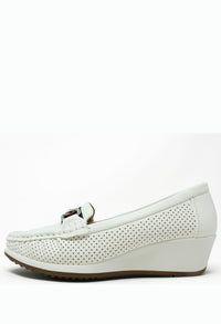 Wedge Laser Cut Loafer