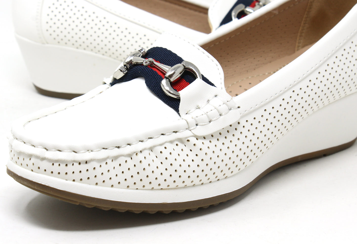 Wedge Laser Cut Loafer