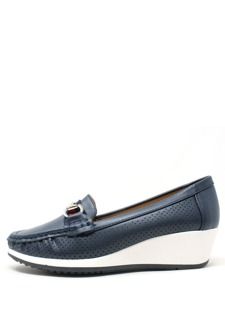 Wedge Laser Cut Loafer
