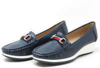 Wedge Laser Cut Loafer