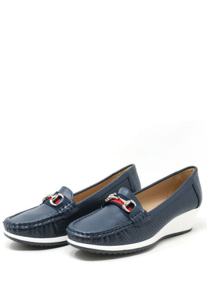 Wedge Laser Cut Loafer