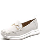 high shine loafer