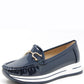 high shine loafer
