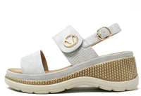 Double Strap Wedge Sandal