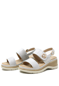 Double Strap Wedge Sandal
