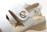 Double Strap Wedge Sandal