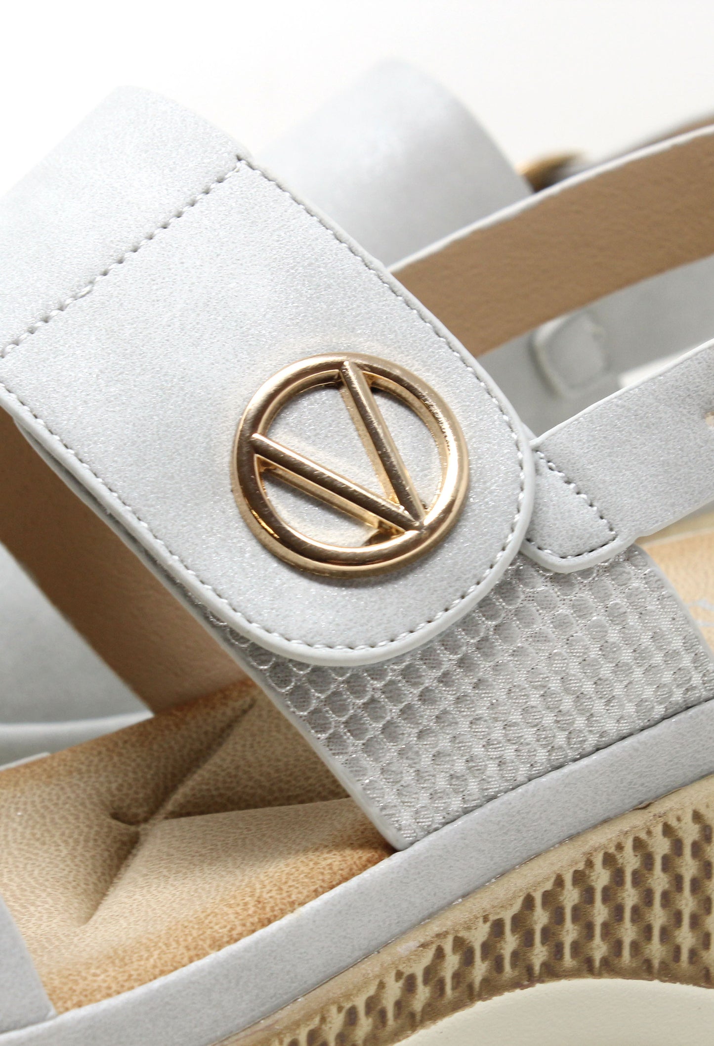 Double Strap Wedge Sandal
