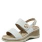 Double Strap Wedge Sandal