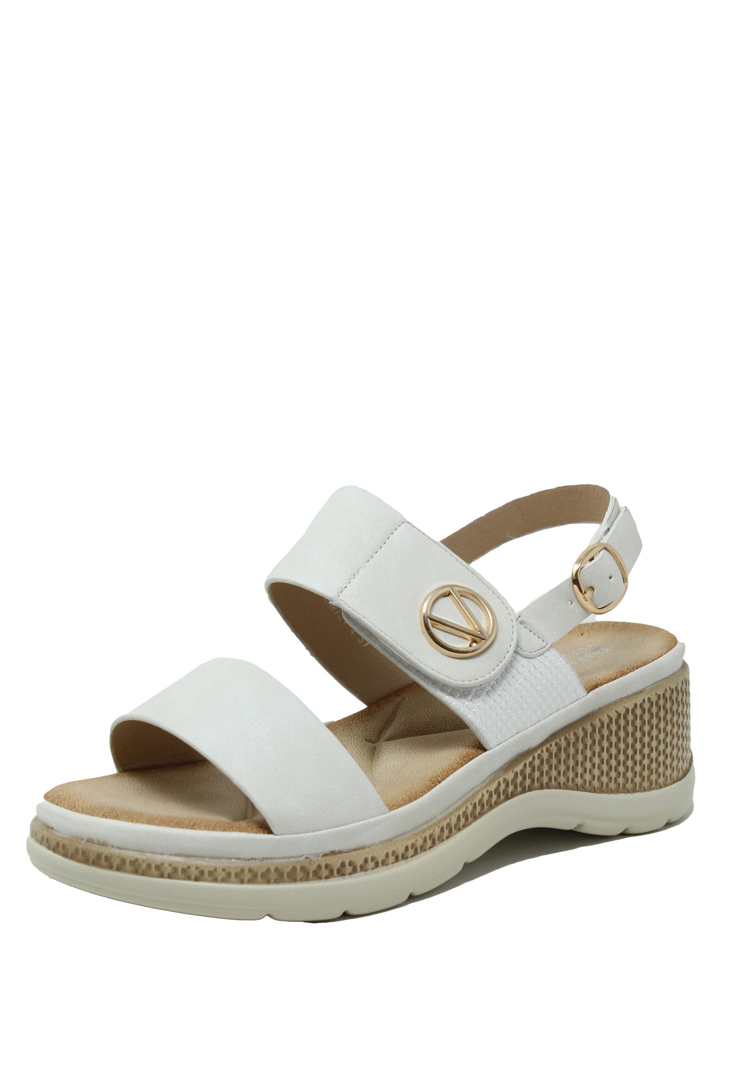 Double Strap Wedge Sandal
