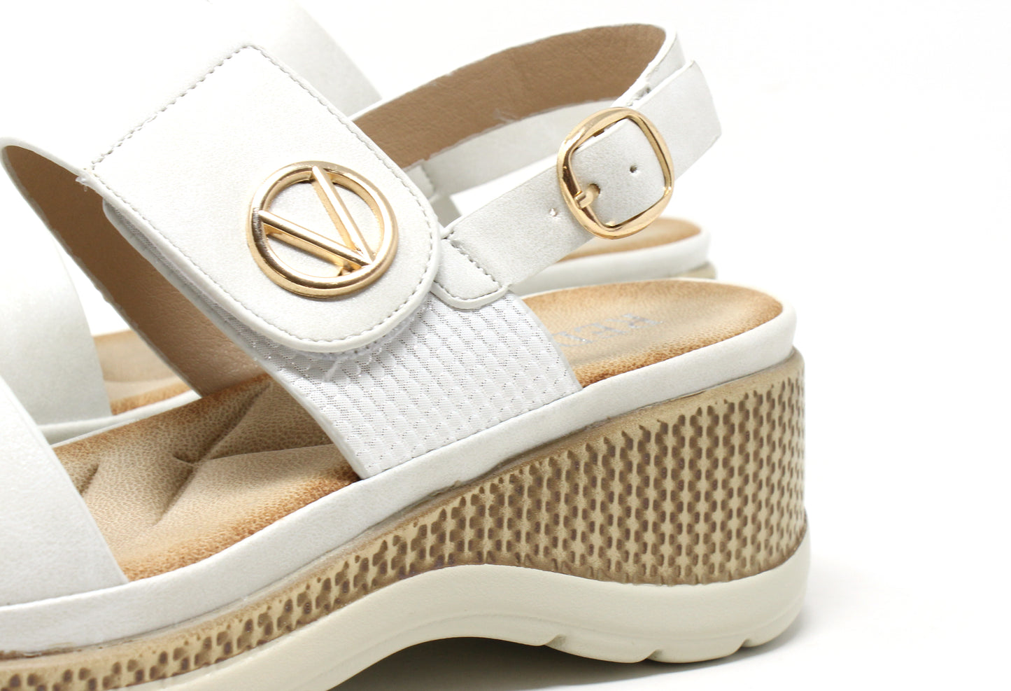 Double Strap Wedge Sandal