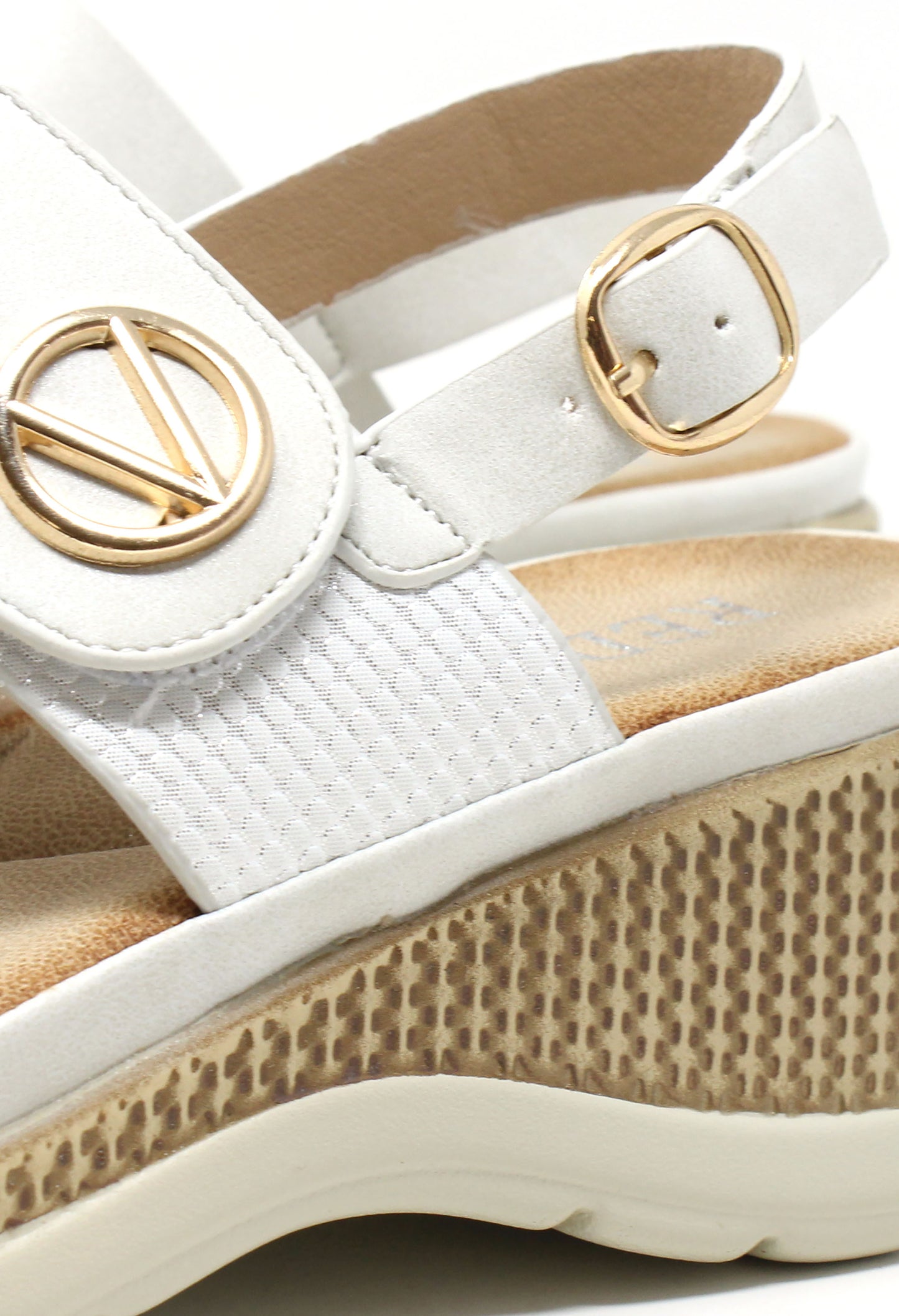 Double Strap Wedge Sandal