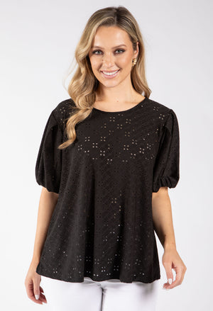 Paca Floral Embroidery Top