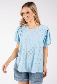 Paca Floral Embroidery Top