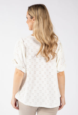 Paca Floral Embroidery Top