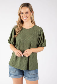 Paca Floral Embroidery Top
