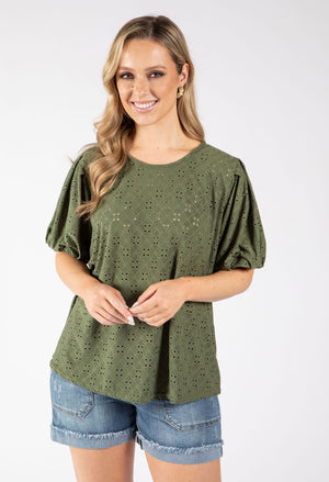 Paca Floral Embroidery Top